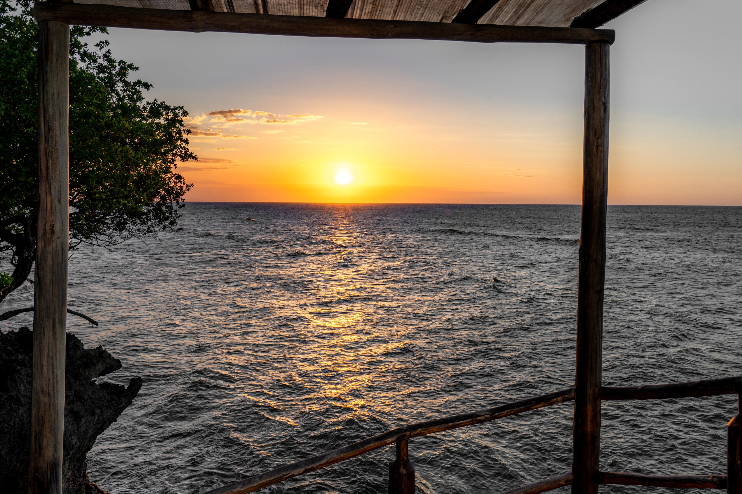 Dining by the sea in Cabarete